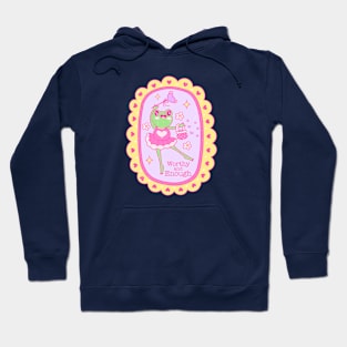 Worthy And Enough Frog In Love Hoodie